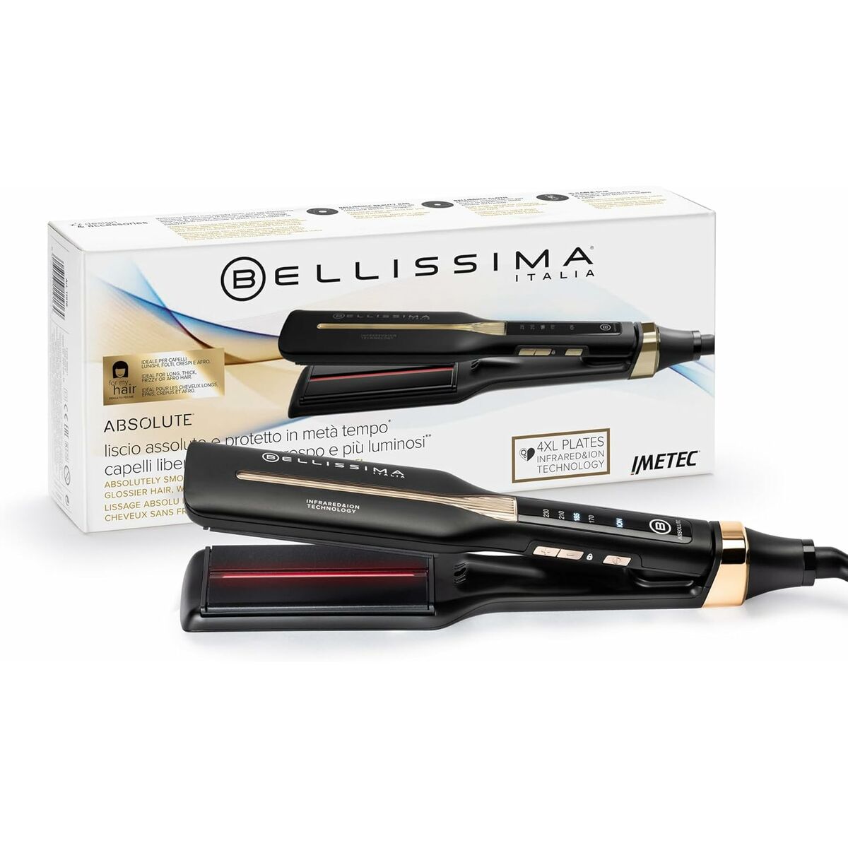 Curling Tongs Bellissima ABSOLUTEINFRARROJOS 50 W -  Beauty, Hair care -  Bellissima.