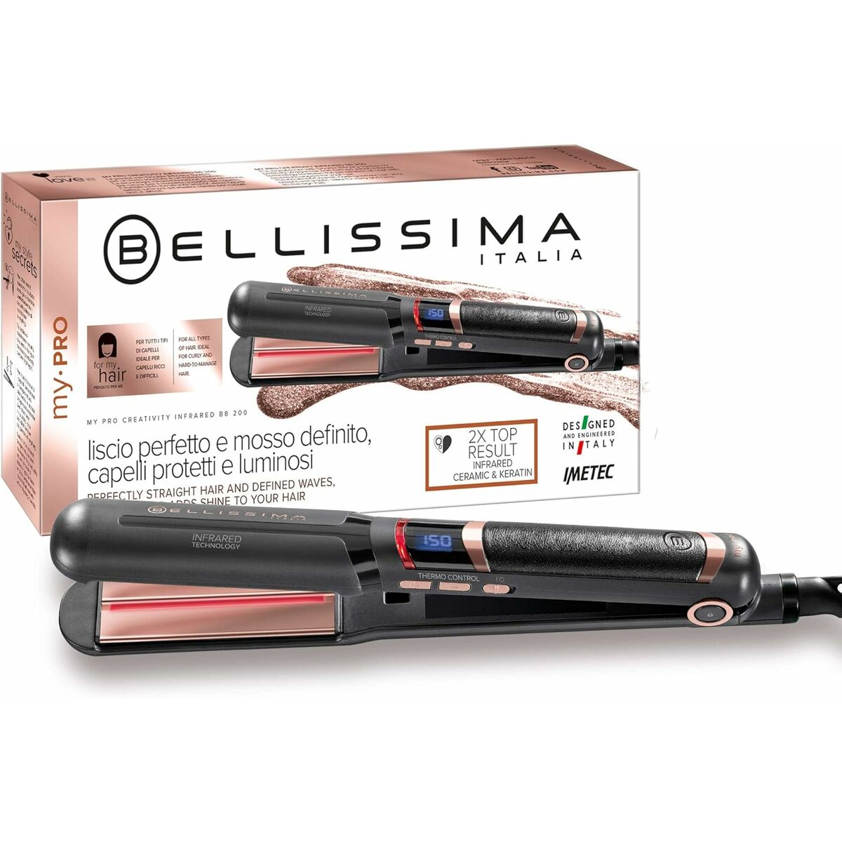 Curling Tongs Bellissima Creativity Infrared -  Beauty, Hair care -  Bellissima.