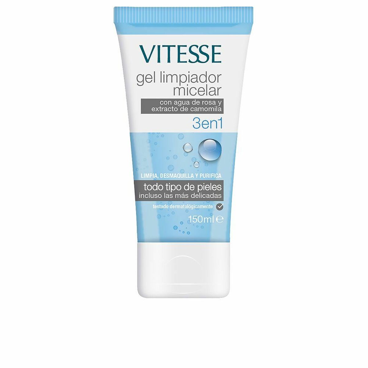 Facial Cleansing Gel Vitesse 3-in-1 Camomille Rose water (150 ml) -  Beauty, Skin care -  Vitesse.