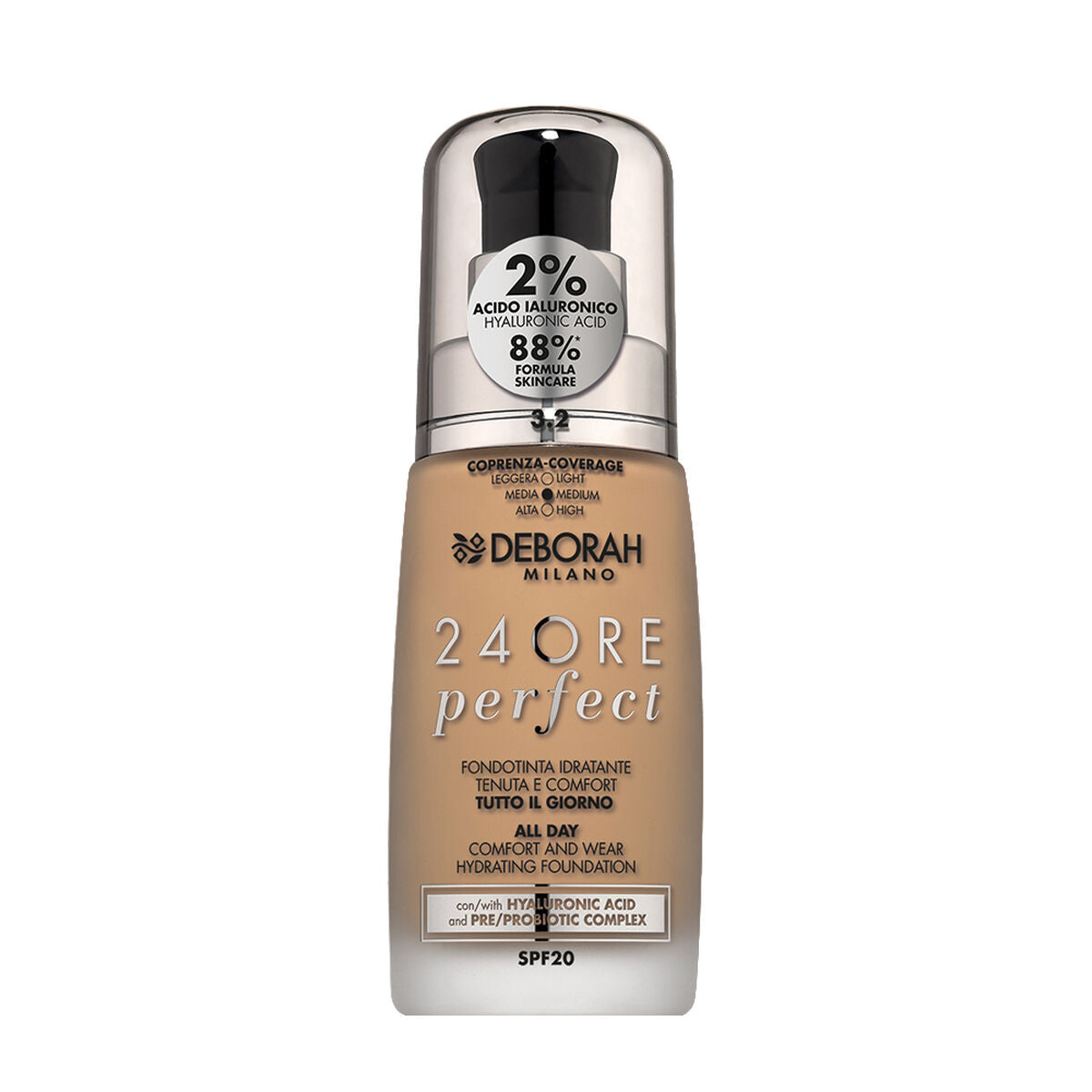 Crème Make-up Base Deborah 4ORE PERFECT Nº 3.2 -  Beauty, Make-up -  Deborah.
