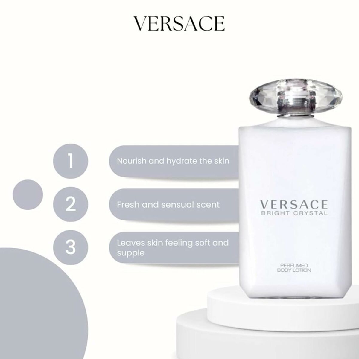 Body Lotion Versace Bright Crystal 200 ml Bright Crystal -  Beauty, Skin care -  Versace.