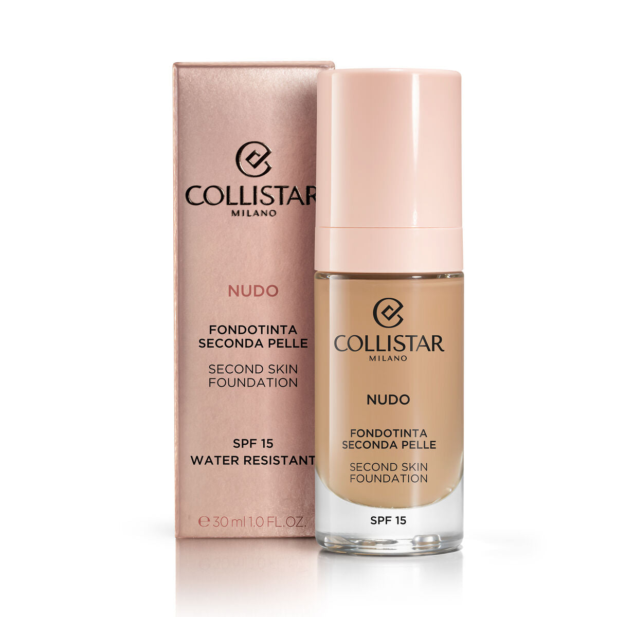 Fluid Foundation Make-up Collistar NUDO Nº 3N Naturale Spf 15 30 ml -  Beauty, Make-up -  Collistar.