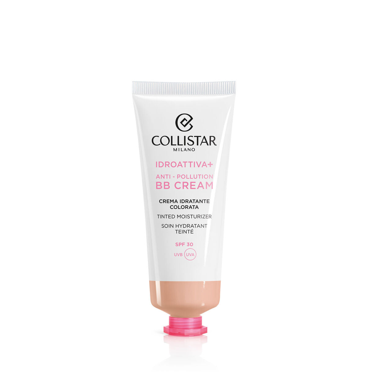 Hydrating Cream with Colour Collistar Iddroattiva+ Nº 1 Light Spf 30 50 ml Anti-pollution -  Beauty, Make-up -  Collistar.