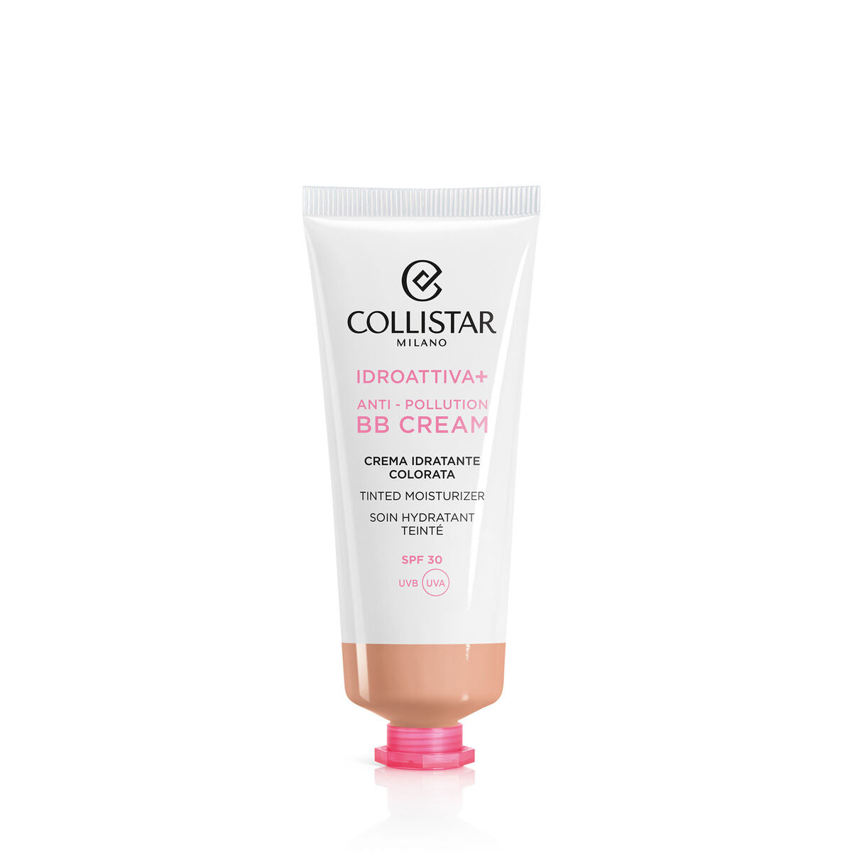 Hydrating Cream with Colour Collistar Iddroattiva+ Nº 2 Medium Spf 30 50 ml Anti-pollution -  Beauty, Make-up -  Collistar.