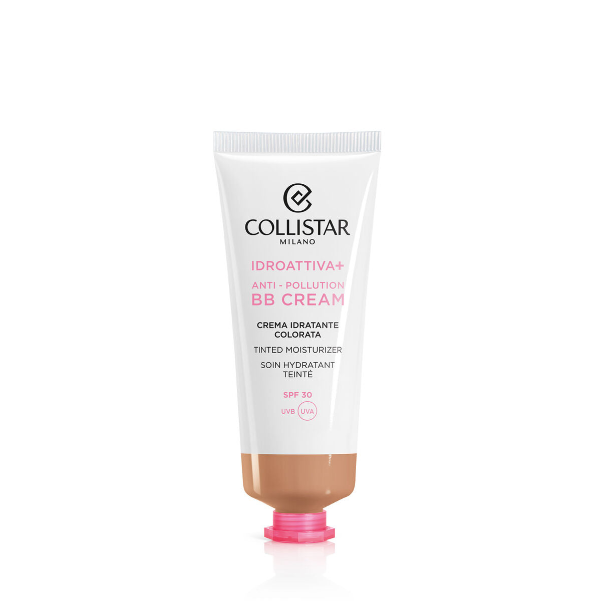 Hydrating Cream with Colour Collistar Iddroattiva+ Nº 3 dark Spf 30 50 ml Anti-pollution -  Beauty, Make-up -  Collistar.