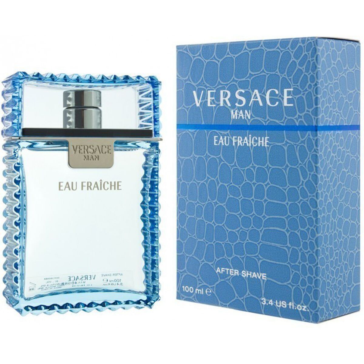 Aftershave Lotion Versace Man Eau Fraiche 100 ml -  Beauty, Shaving and hair removal -  Versace.