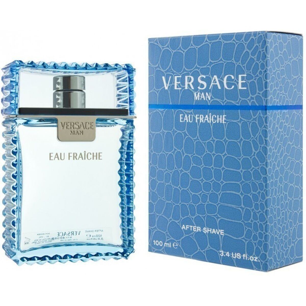 Aftershave Lotion Versace Man Eau Fraiche 100 ml -  Beauty, Shaving and hair removal -  Versace.