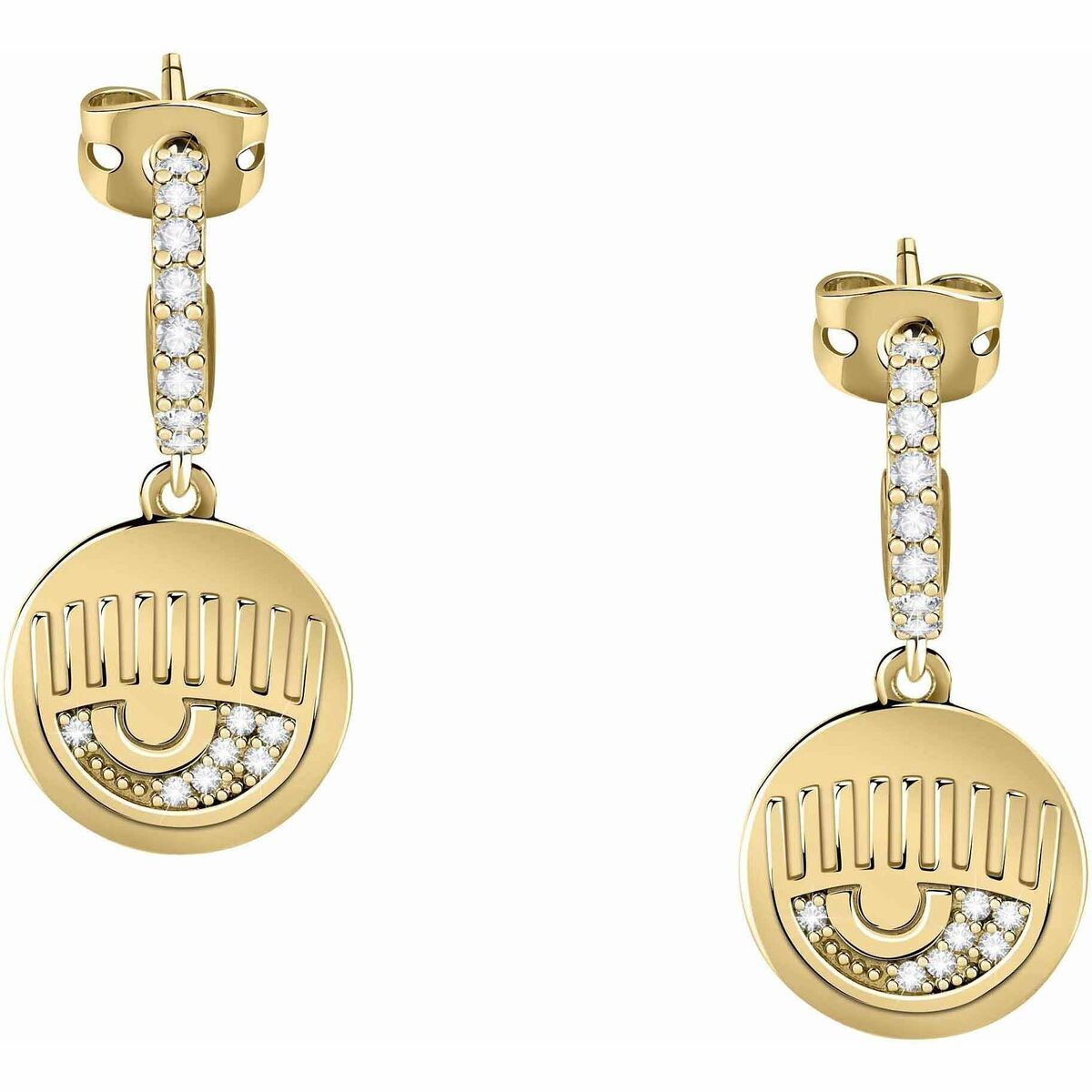 Ladies' Earrings Chiara Ferragni J19AUW43 Metal 2,5 cm -  Jewellery, Women -  Chiara Ferragni.