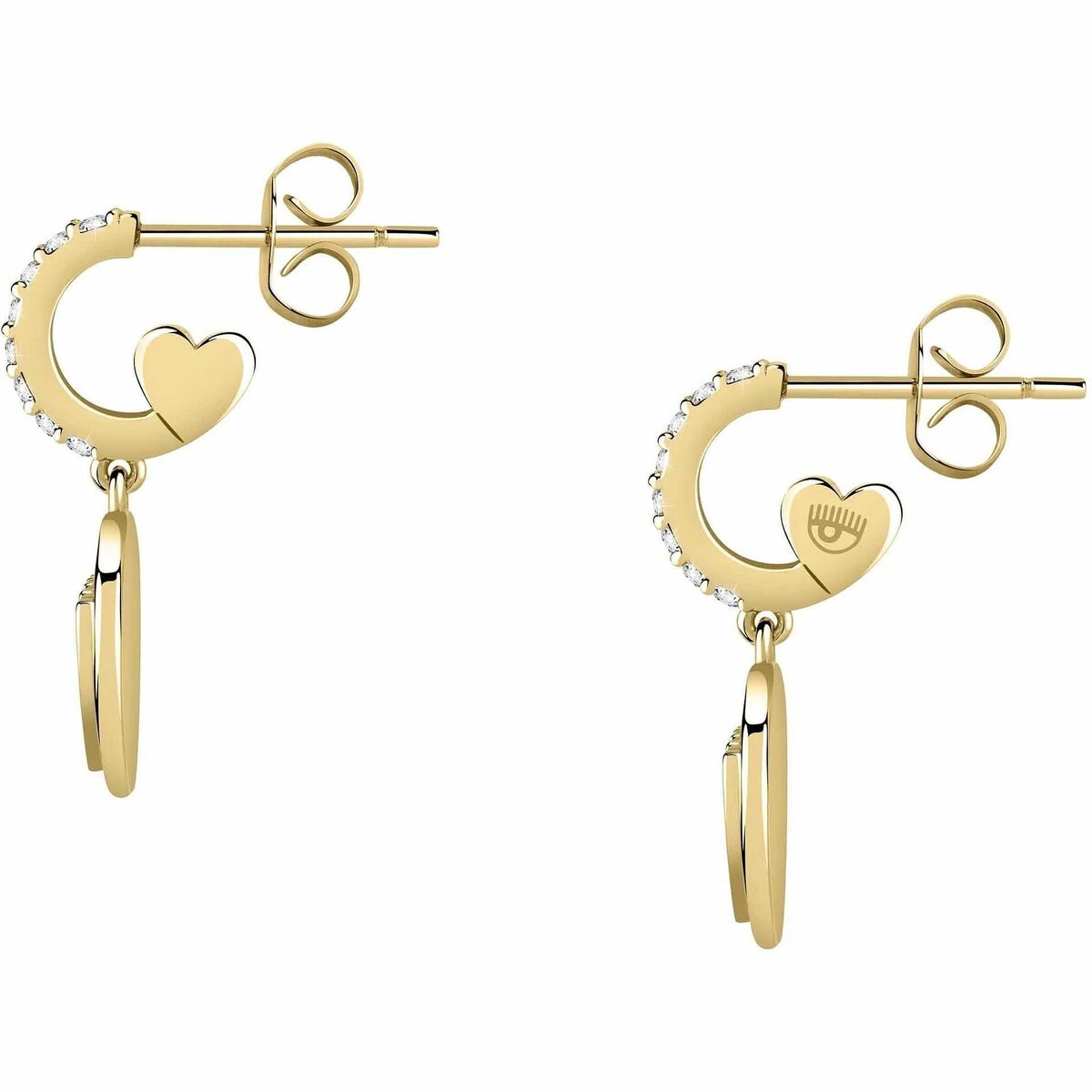 Ladies' Earrings Chiara Ferragni J19AUW43 Metal 2,5 cm -  Jewellery, Women -  Chiara Ferragni.