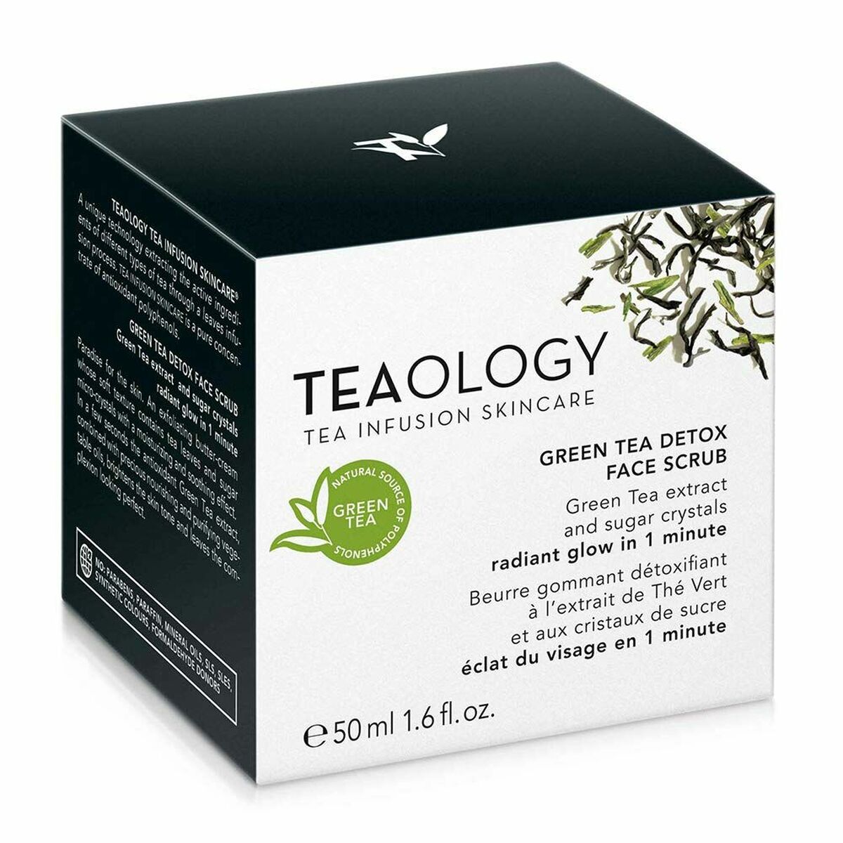 Exfoliating Mask Teaology Green Tea Sugar Detoxifying (50 ml) -  Beauty, Skin care -  Teaology.