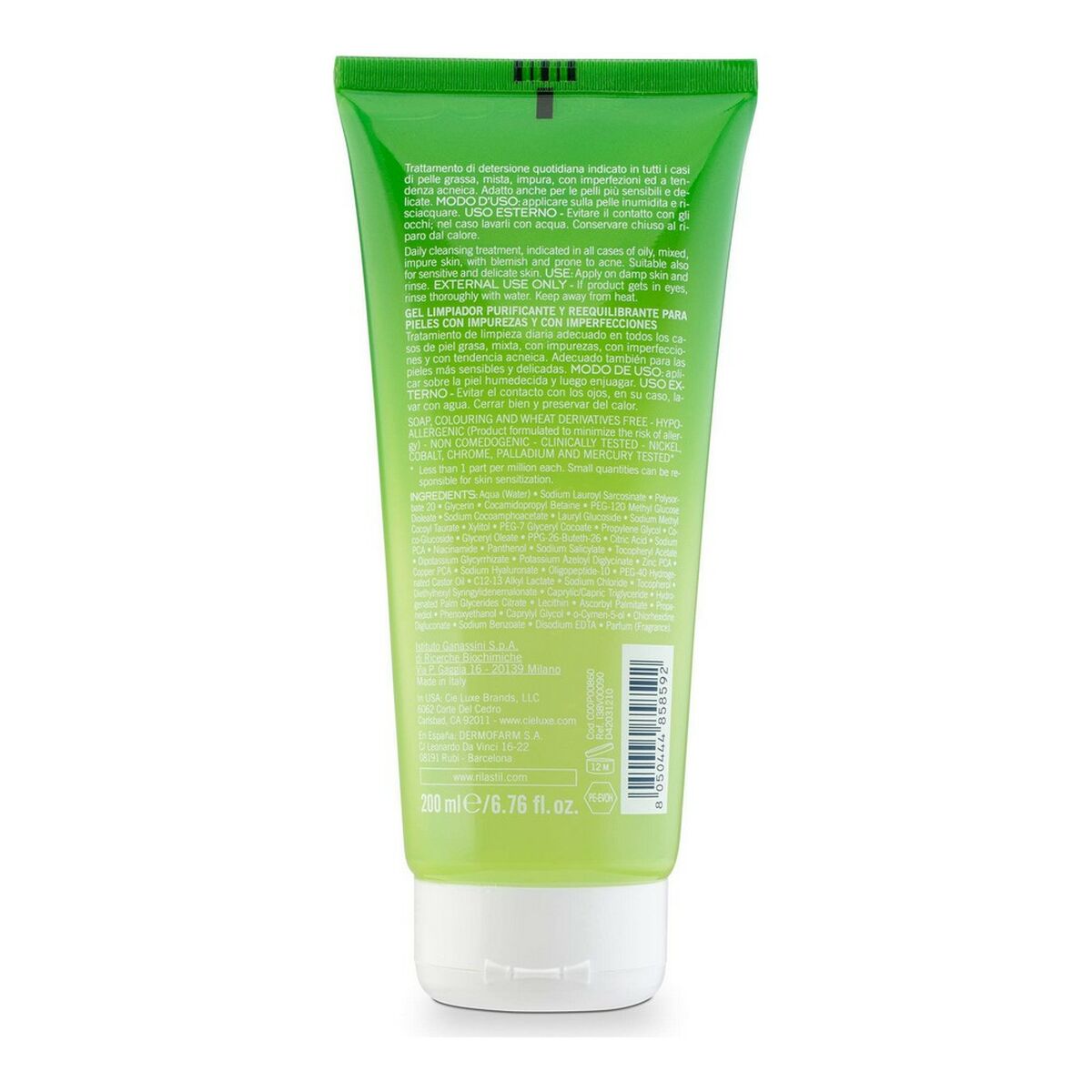 Purifying Gel Cleanser Acnestil Rilastil D42031210 200 ml -  Beauty, Skin care -  Rilastil.