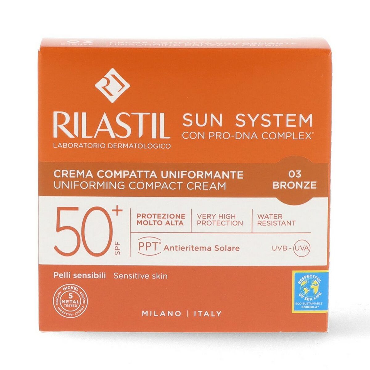 Compact Bronzing Powders Rilastil Sun System Bronze Spf 50+ (10 g) -  Beauty, Make-up -  Rilastil.