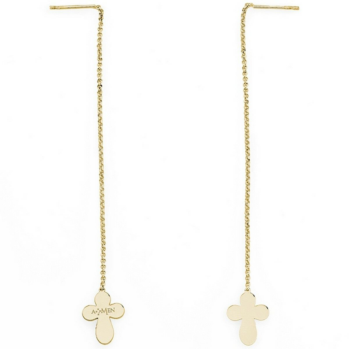 Ladies' Earrings Amen CROCE GOLD Sterling silver 925 -  Jewellery, Women -  Amen.