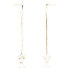 Ladies' Earrings Amen CROCE ROSE GOLD Sterling silver 925 -  Jewellery, Women -  Amen.