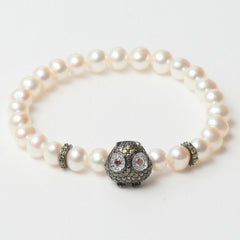 Ladies' Bracelet Lancaster JLA-BR-OWL-3-WH 16 mm -  Jewellery, Women -  Lancaster.