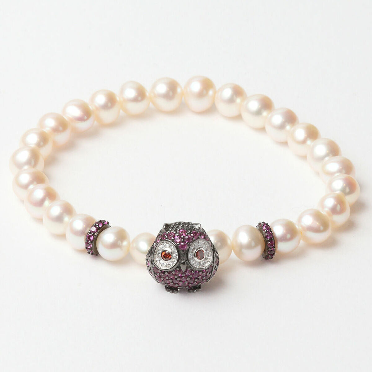 Ladies' Bracelet Lancaster JLA-BR-OWL-5-WH 16 mm -  Jewellery, Women -  Lancaster.