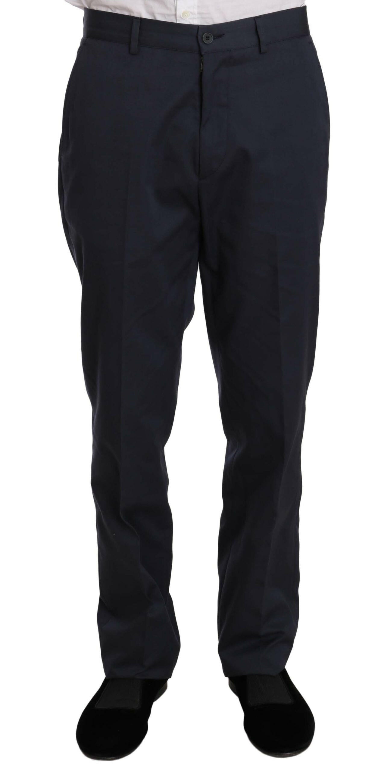 Romeo Gigli Two Piece 3 Button Cotton Blue Solid Suit -   -  Romeo Gigli.