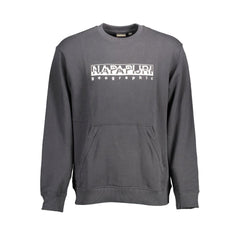 Napapijri Black Cotton Sweater -   -  Napapijri.