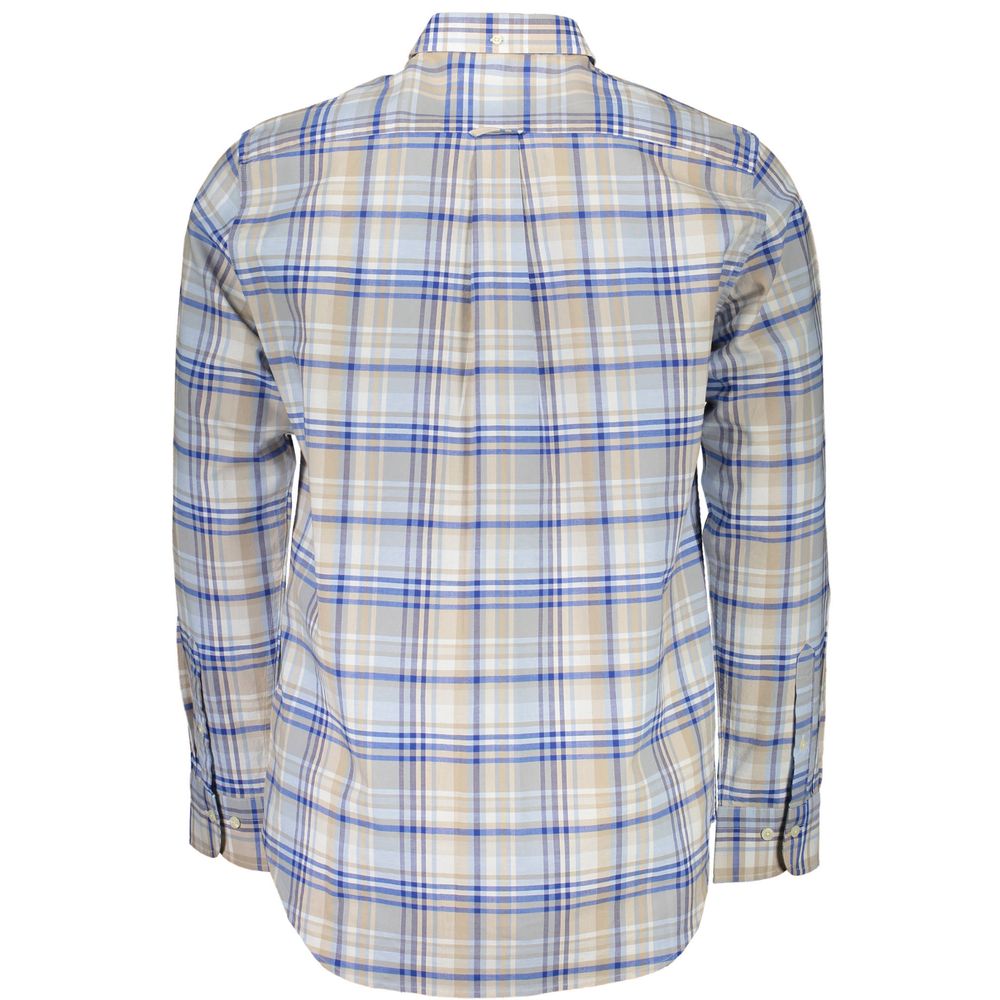 Gant Blue Cotton Shirt -   -  Gant.