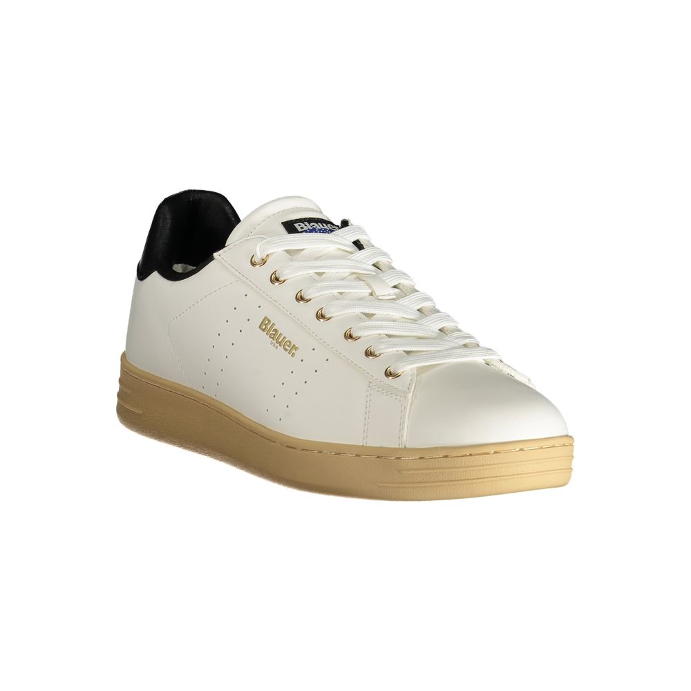 Blauer White Polyester Sneaker -   -  Blauer.