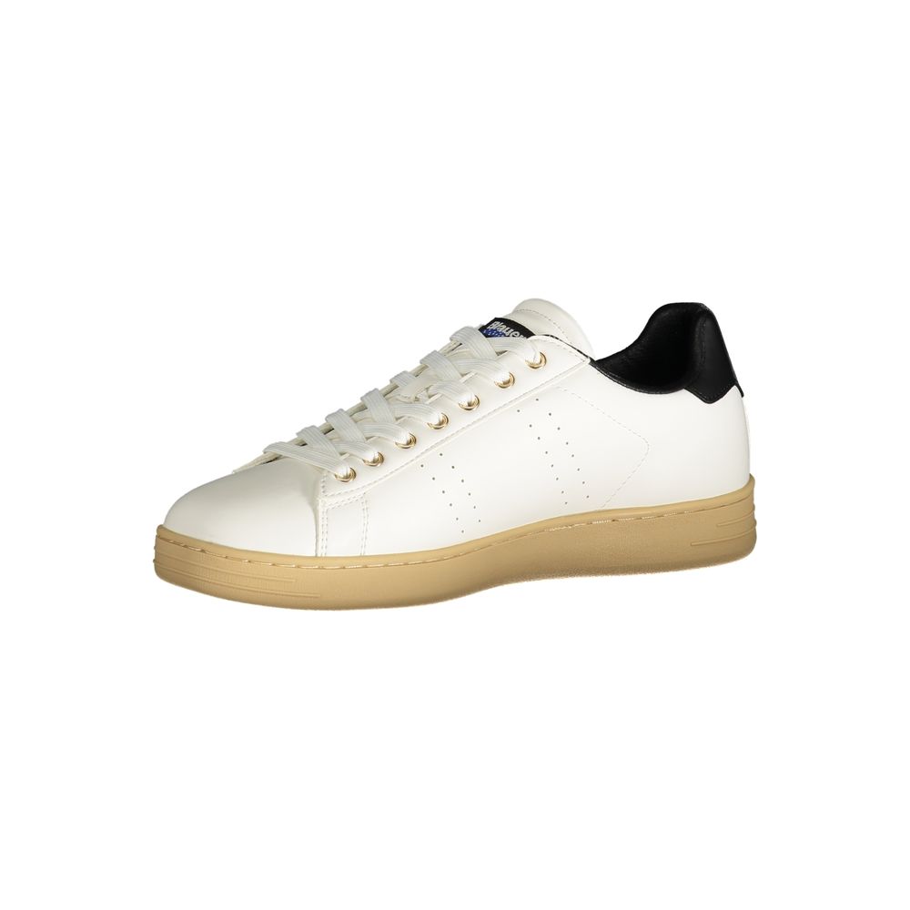 Blauer White Polyester Sneaker -   -  Blauer.