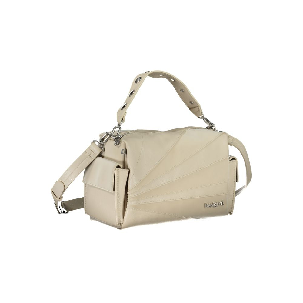 Desigual Beige Polyethylene Handbag -   -  Desigual.