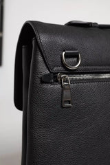 Dolce & Gabbana Black Leather Document Briefcase Top Handle Bag -   -  Dolce & Gabbana.