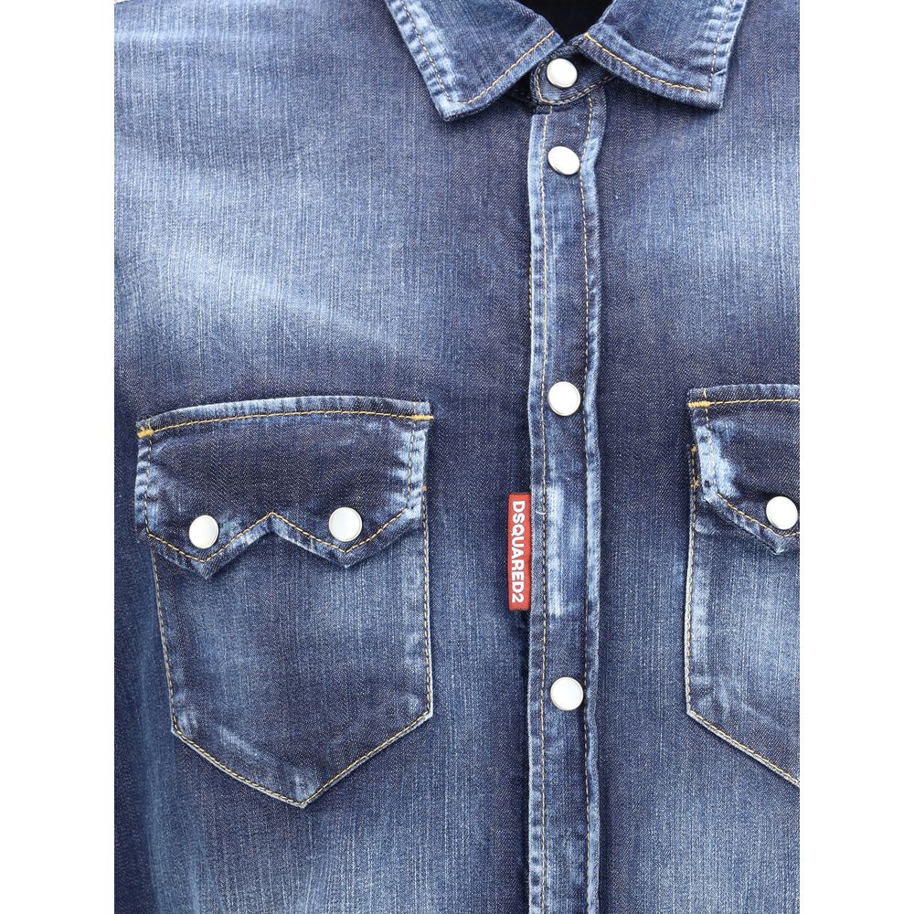 Dsquared² Denim Shirt -   -  Dsquared².