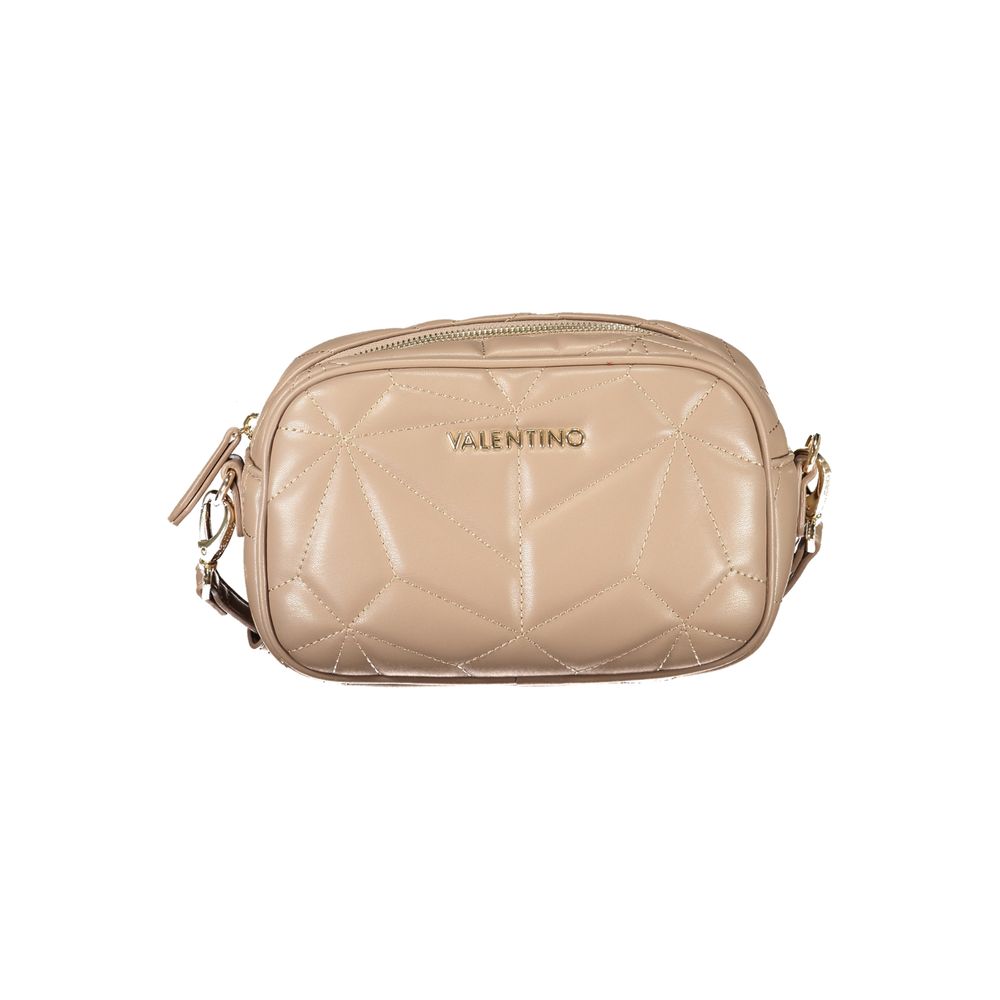 Valentino - Structured Quilted Polyethylene Shoulder Bag - Brown