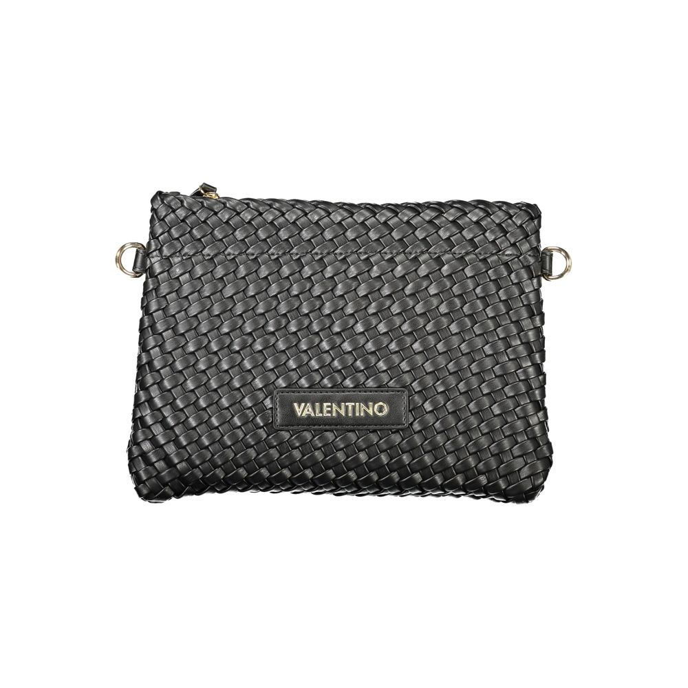 Valentino - Textured Woven Polyethylene Crossbody Bag - Black