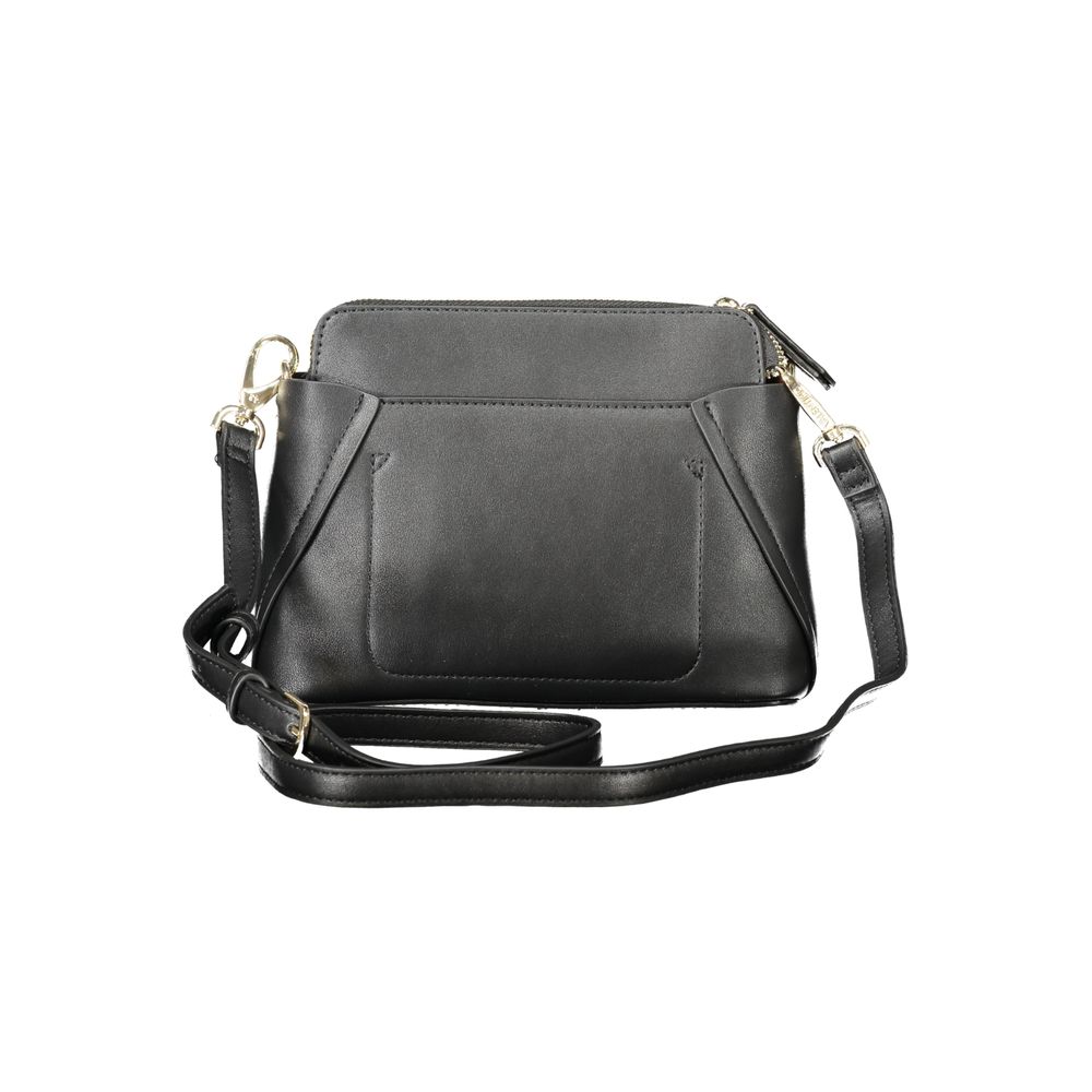 Valentino - Structured Polyethylene Shoulder Bag - Black