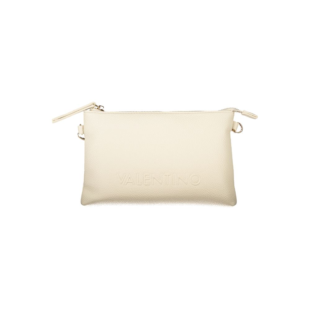 Valentino - Textured Polyethylene Crossbody Clutch - Beige
