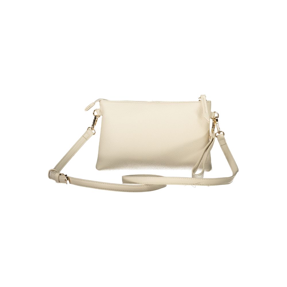 Valentino - Textured Polyethylene Crossbody Clutch - Beige