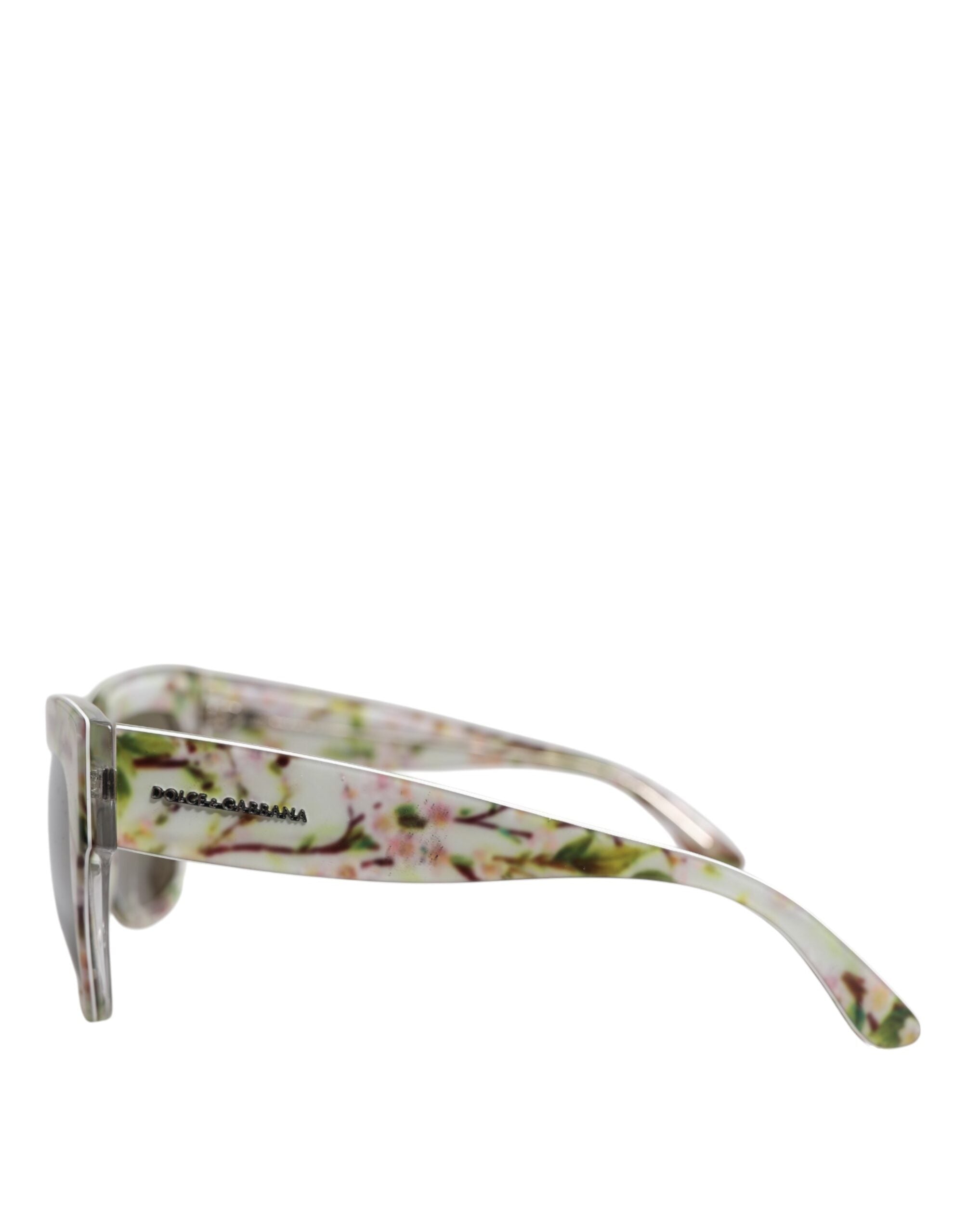 Dolce & Gabbana White DG4231F Floral Acetate Rectangle Shades Sunglasses -   -  Dolce & Gabbana.