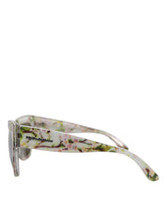 Dolce & Gabbana White DG4231F Floral Acetate Rectangle Shades Sunglasses -   -  Dolce & Gabbana.