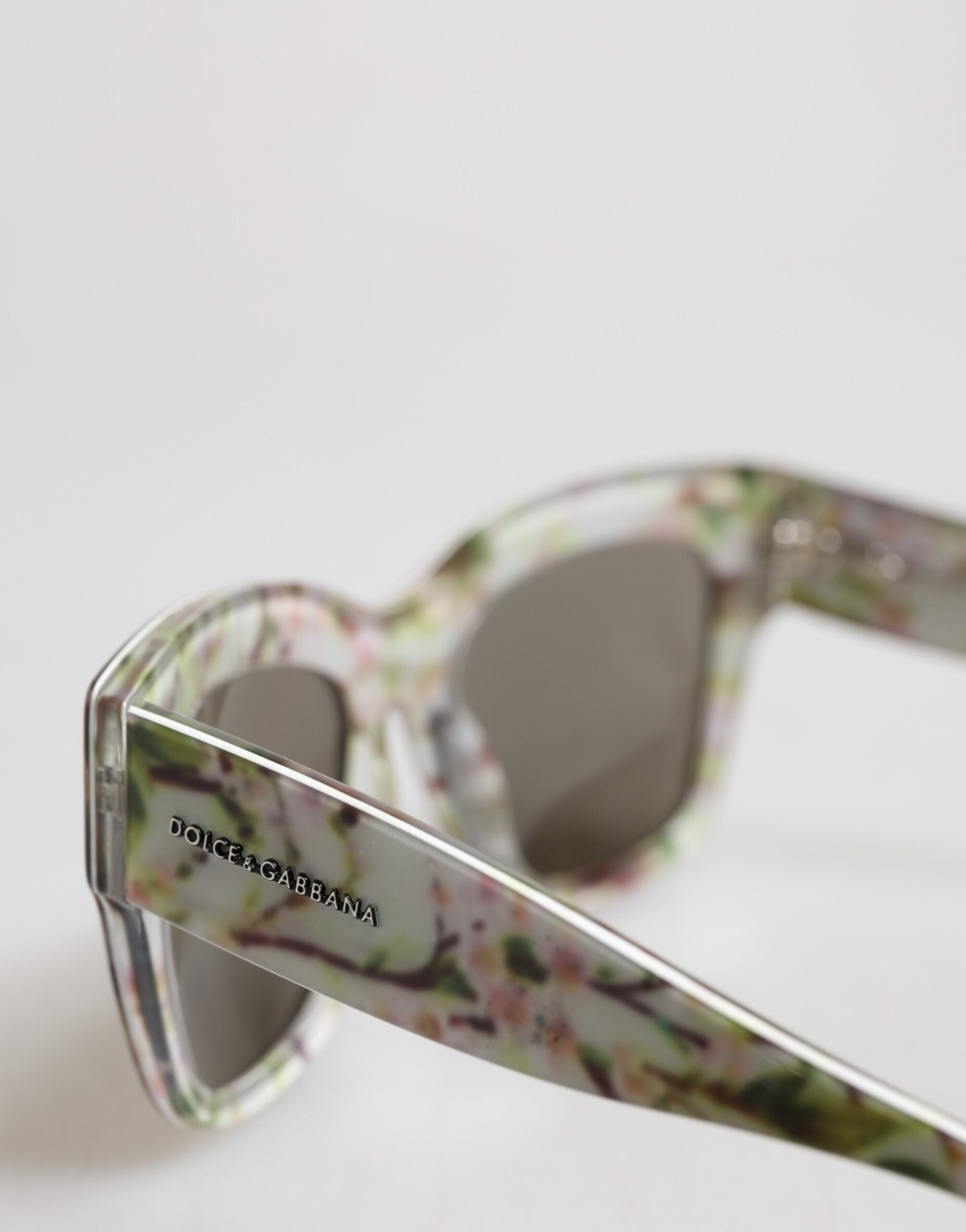 Dolce & Gabbana White DG4231F Floral Acetate Rectangle Shades Sunglasses -   -  Dolce & Gabbana.