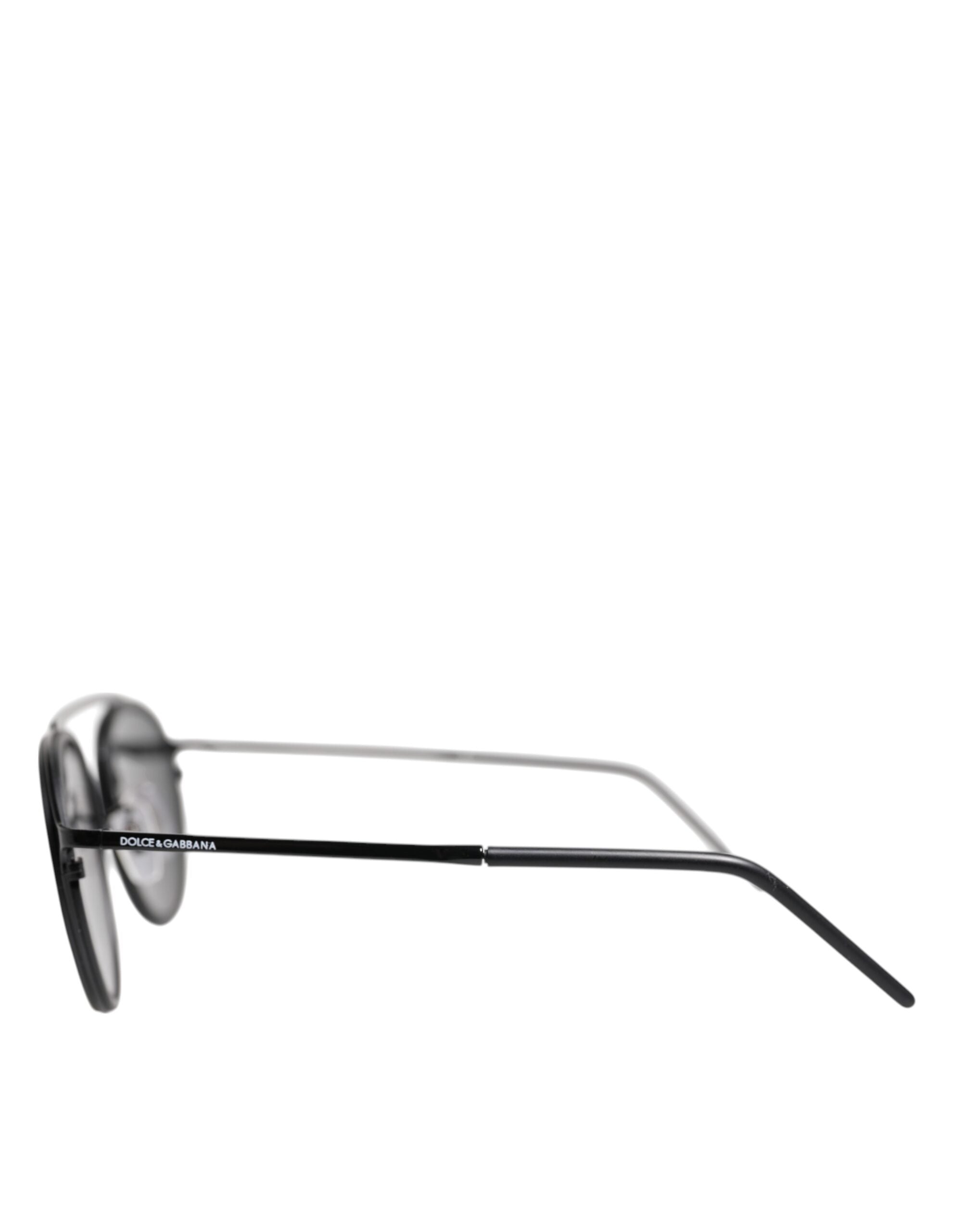 Dolce & Gabbana Matte Black DG2276 Metal Rim Round Shades Sunglasses -   -  Dolce & Gabbana.