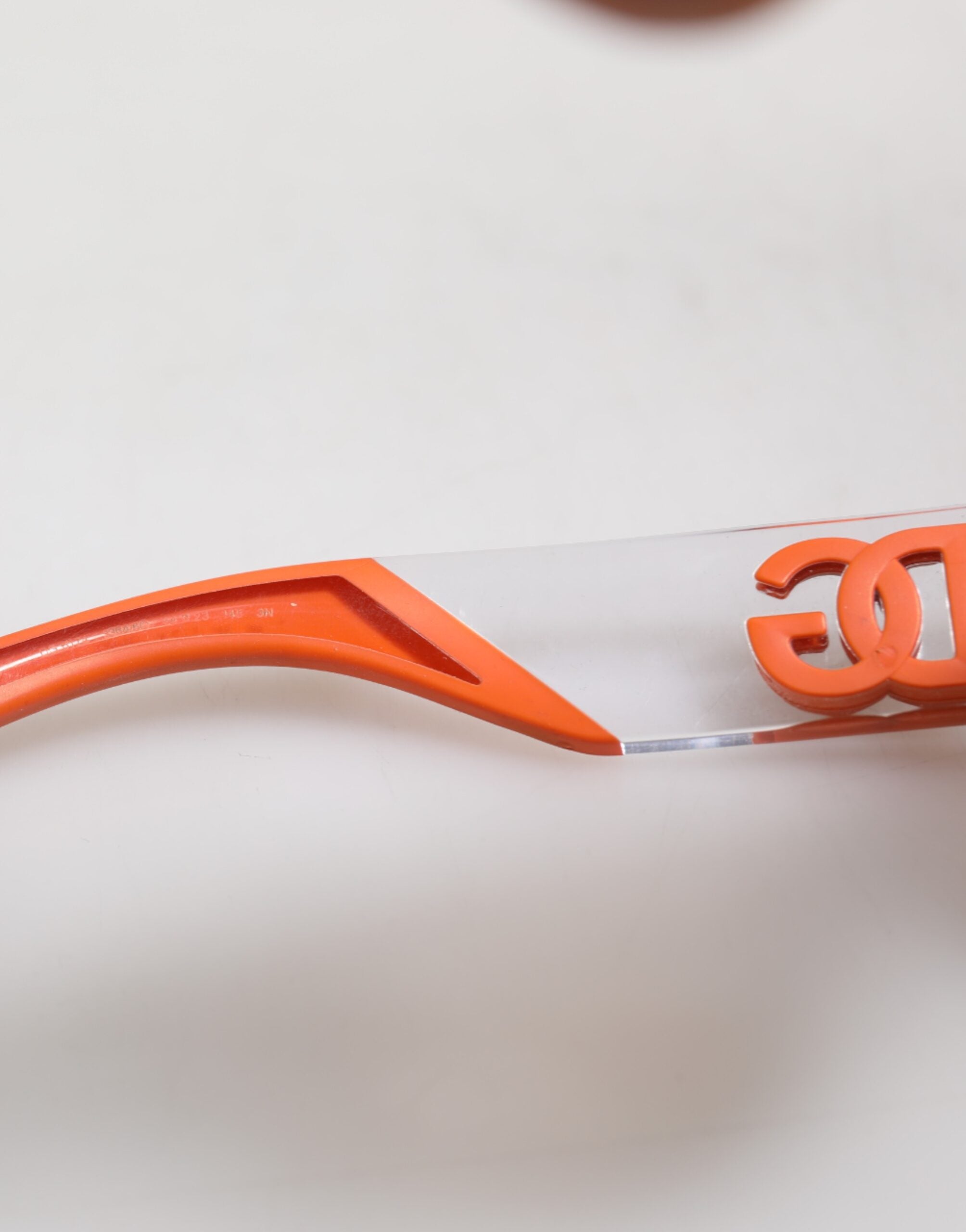 Dolce & Gabbana Orange Reborn To Live Oval Frame Logo Eyewear Sunglasses -   -  Dolce & Gabbana.