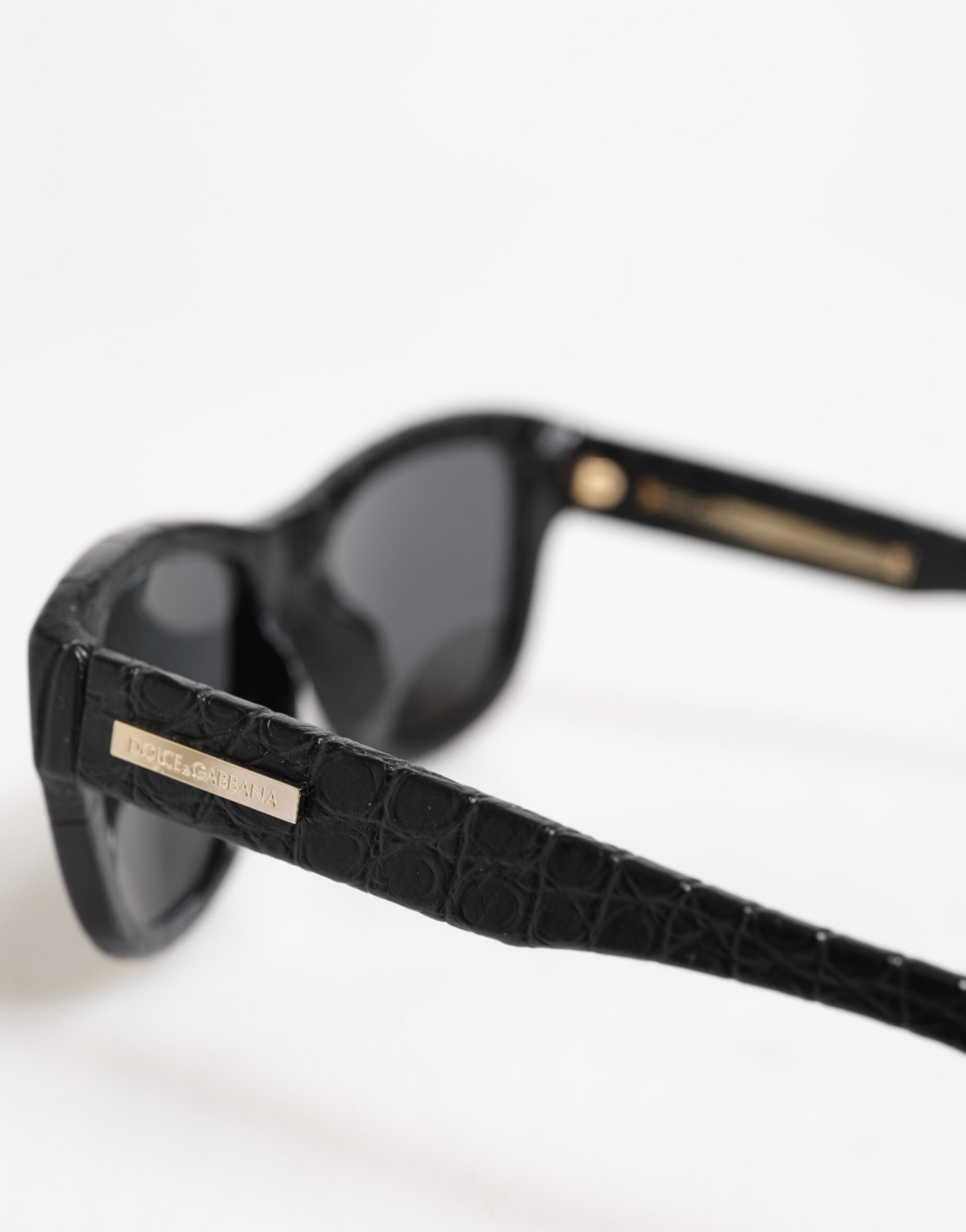 Dolce & Gabbana Black Leather Frame DG4177 Tinted Lens Sunglasses -   -  Dolce & Gabbana.