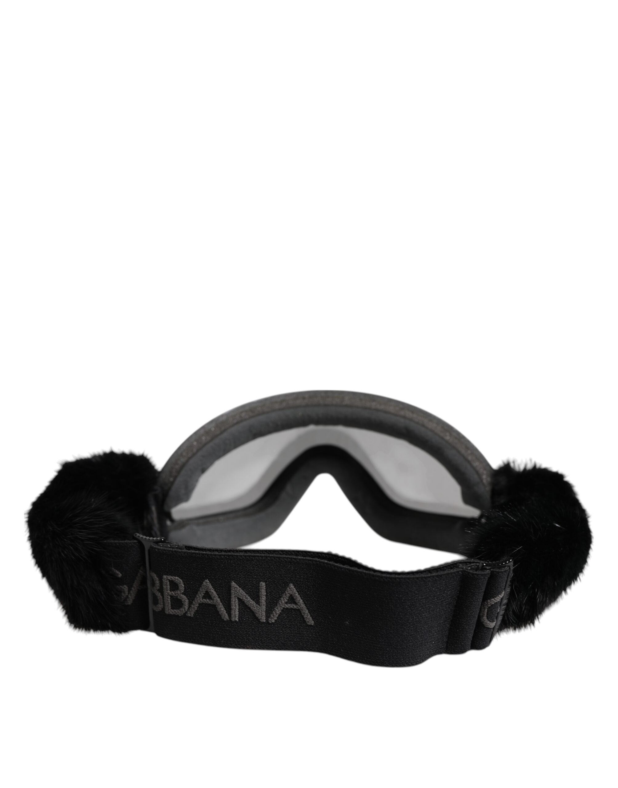 Dolce & Gabbana Black Bi0759 Lace Mirrored Ski Goggles Mask Sunglasses -   -  Dolce & Gabbana.