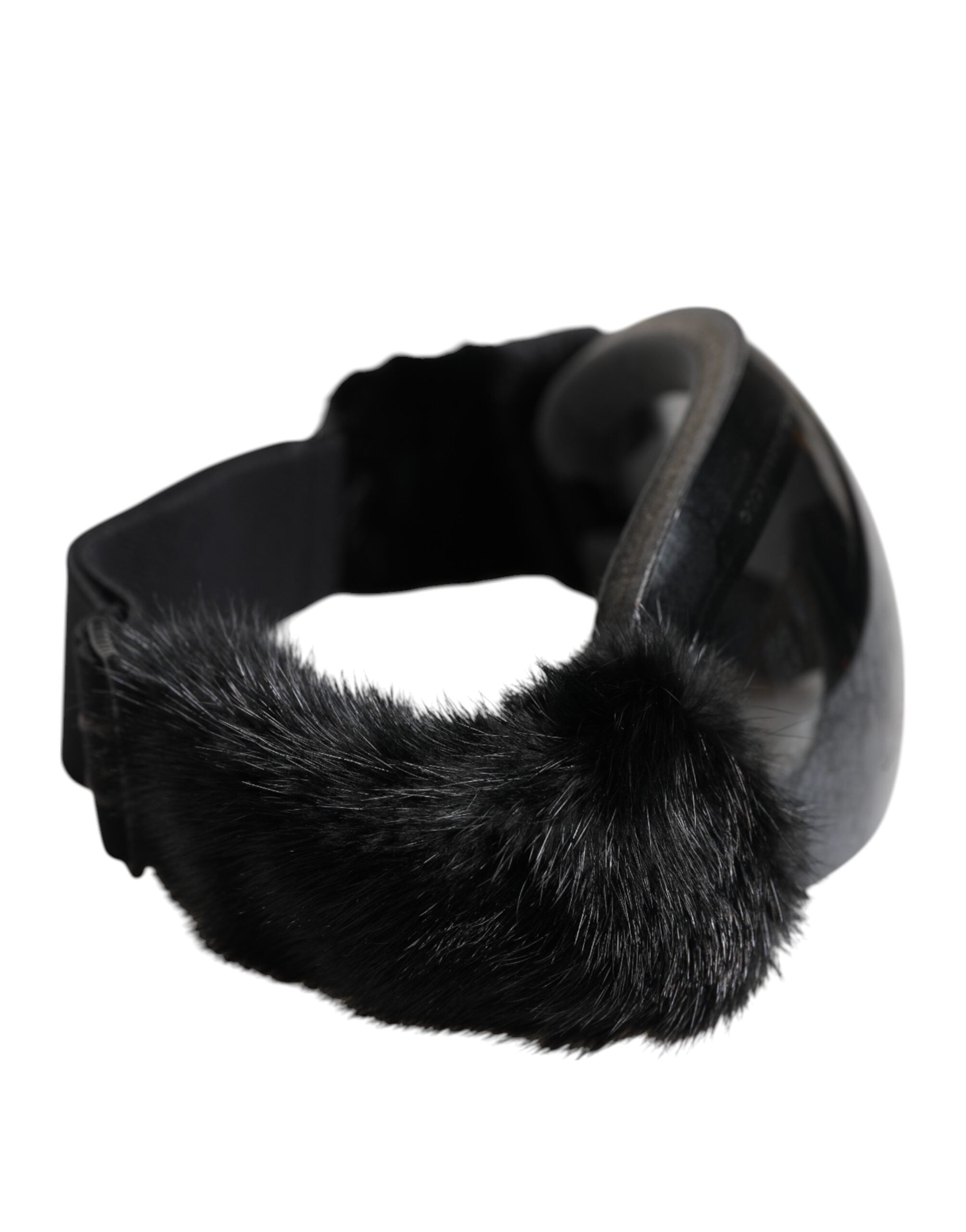 Dolce & Gabbana Black Bi0759 Lace Mirrored Ski Goggles Mask Sunglasses -   -  Dolce & Gabbana.