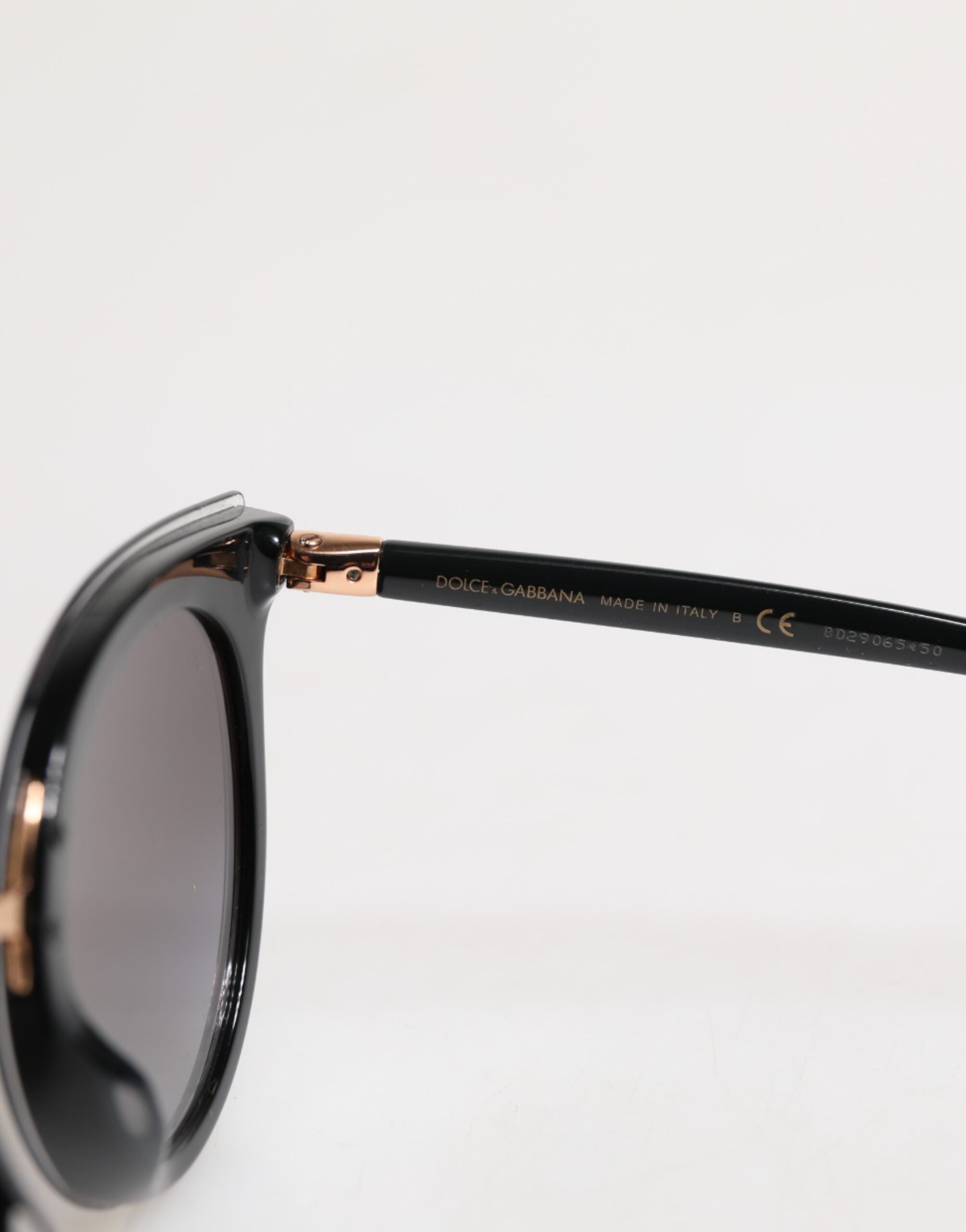 Dolce & Gabbana Black Transparent Trim Round DG4371-F Eyewear Sunglasses -   -  Dolce & Gabbana.