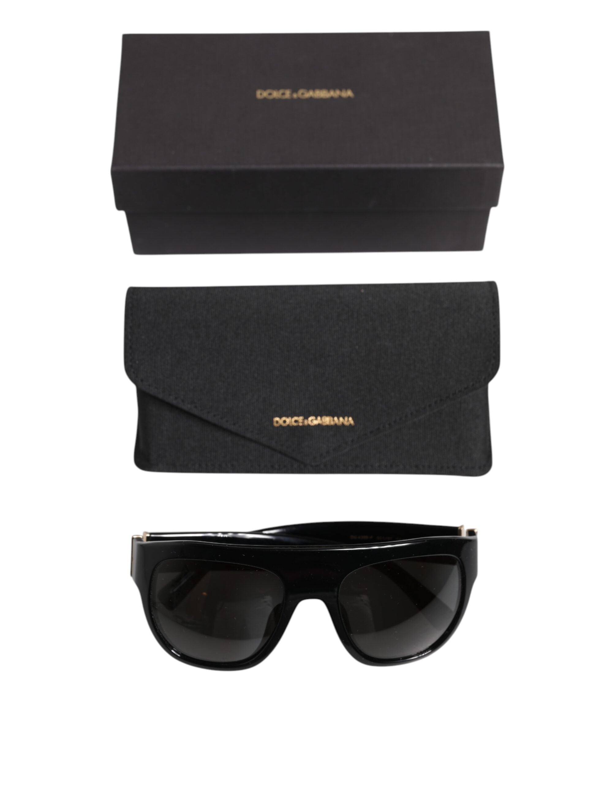 Dolce & Gabbana Black Square Acetate Frame DG4398-F Eyewear Sunglasses -   -  Dolce & Gabbana.