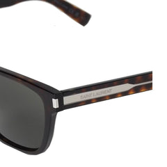 Saint Laurent Square Logo Sunglasses -   -  Saint Laurent.