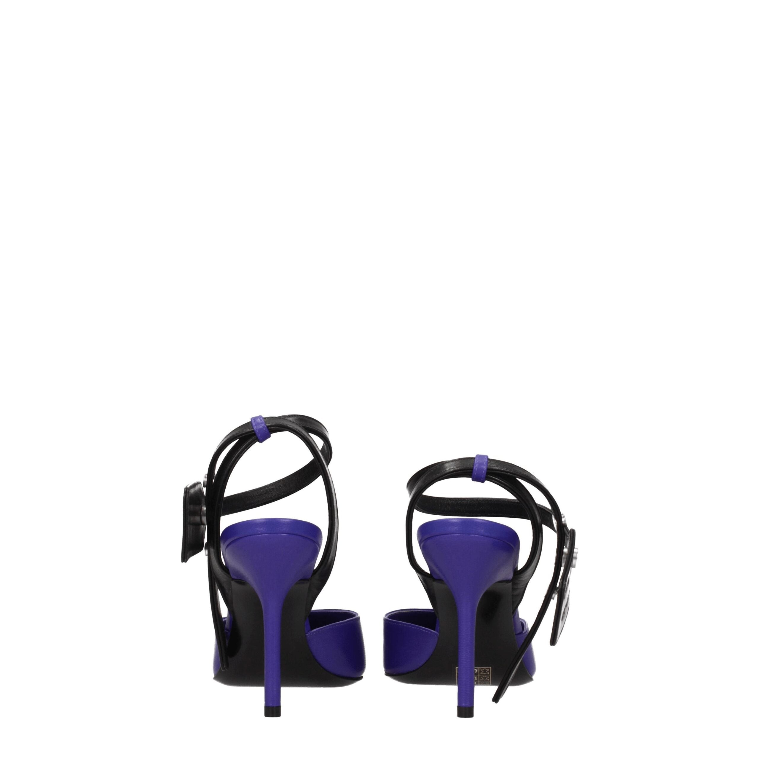 Off-White Purple Leather High Heel Pumps -   -  Off-White.