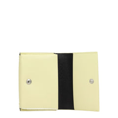 Jil Sander Yellow Leather Cardholders -   -  Jil Sander.