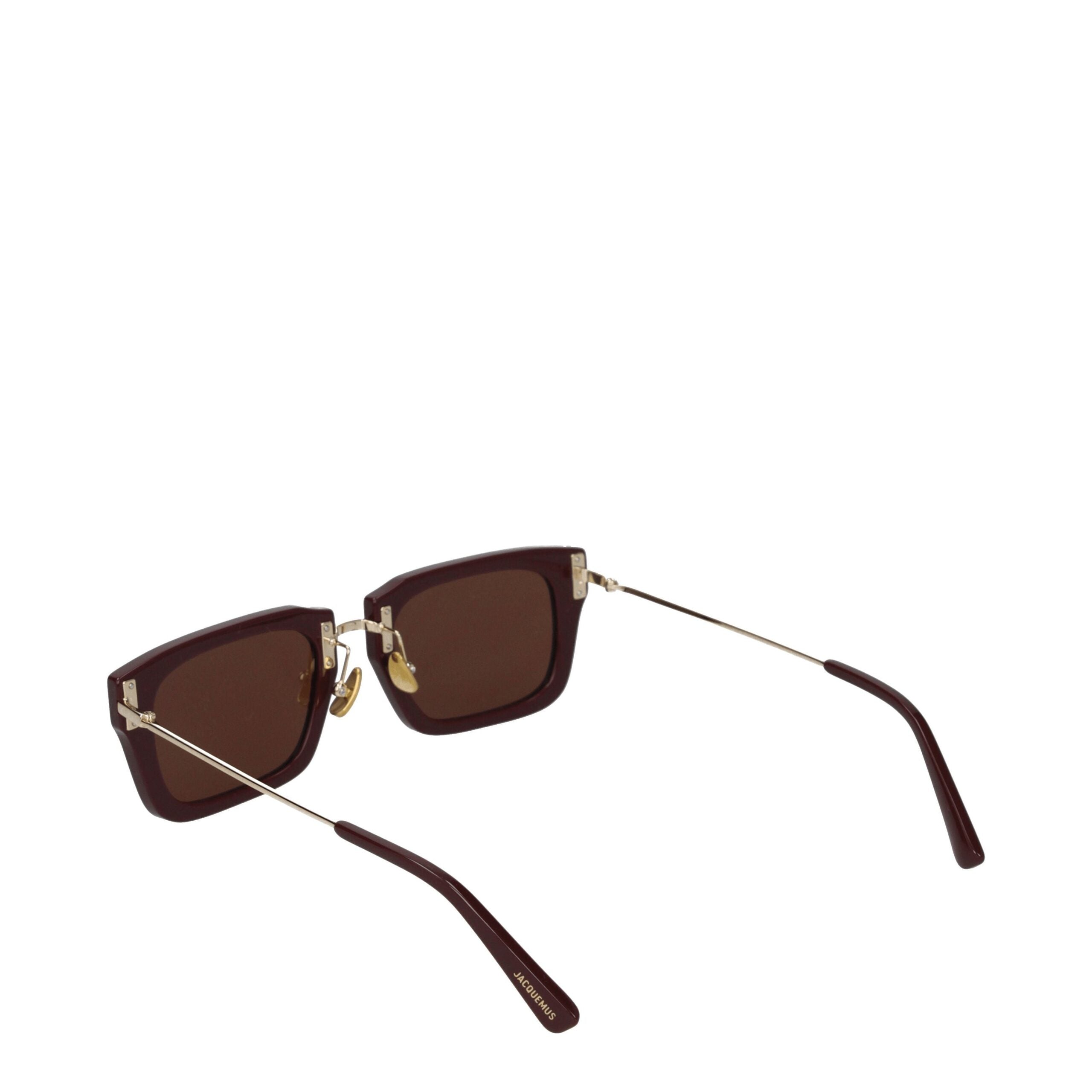 Jacquemus Brown Acetate Sunglasses -   -  Jacquemus.