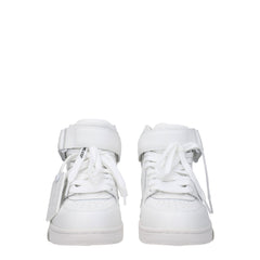 Off-White White Leather High Tops -   -  Off-White.