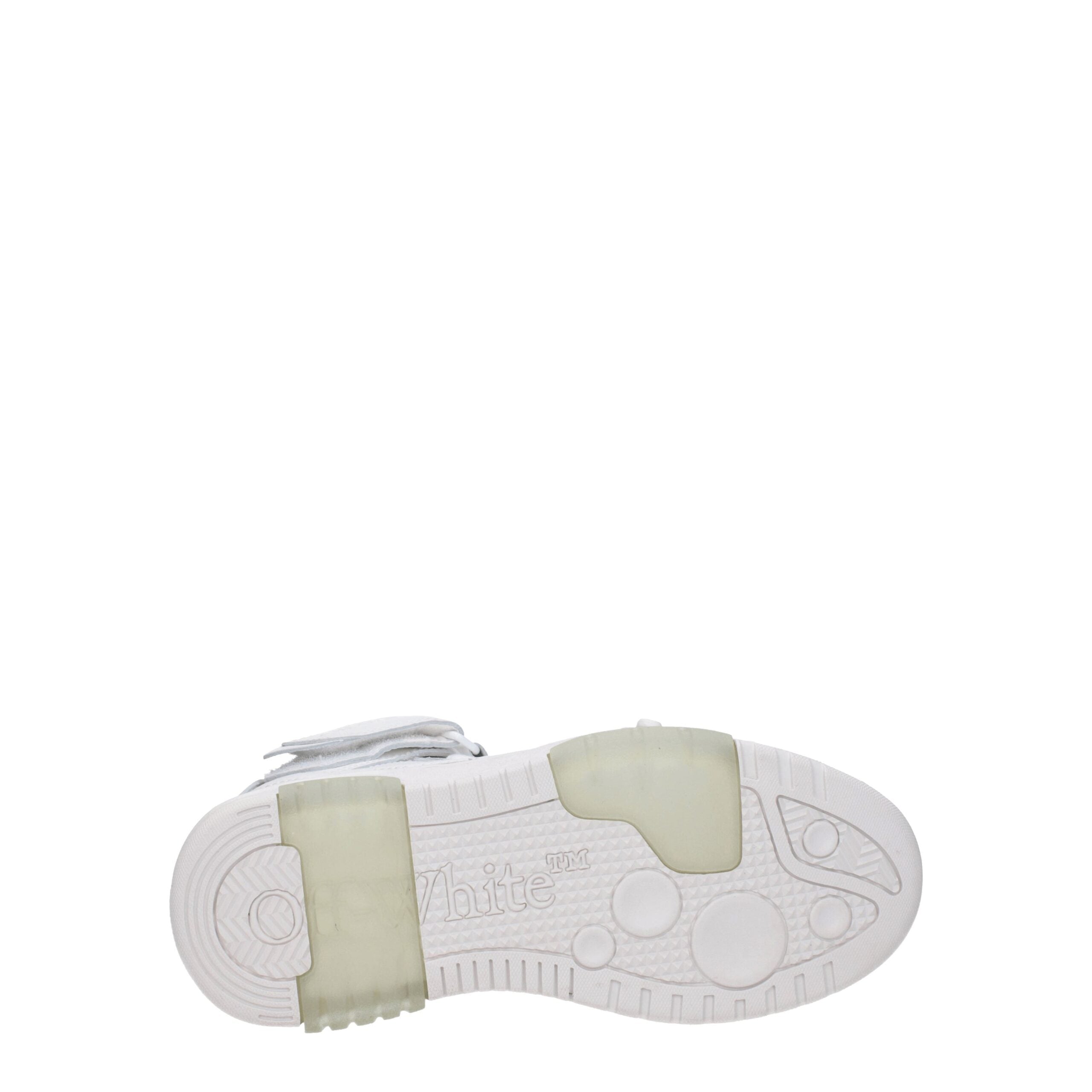 Off-White White Leather High Tops -   -  Off-White.