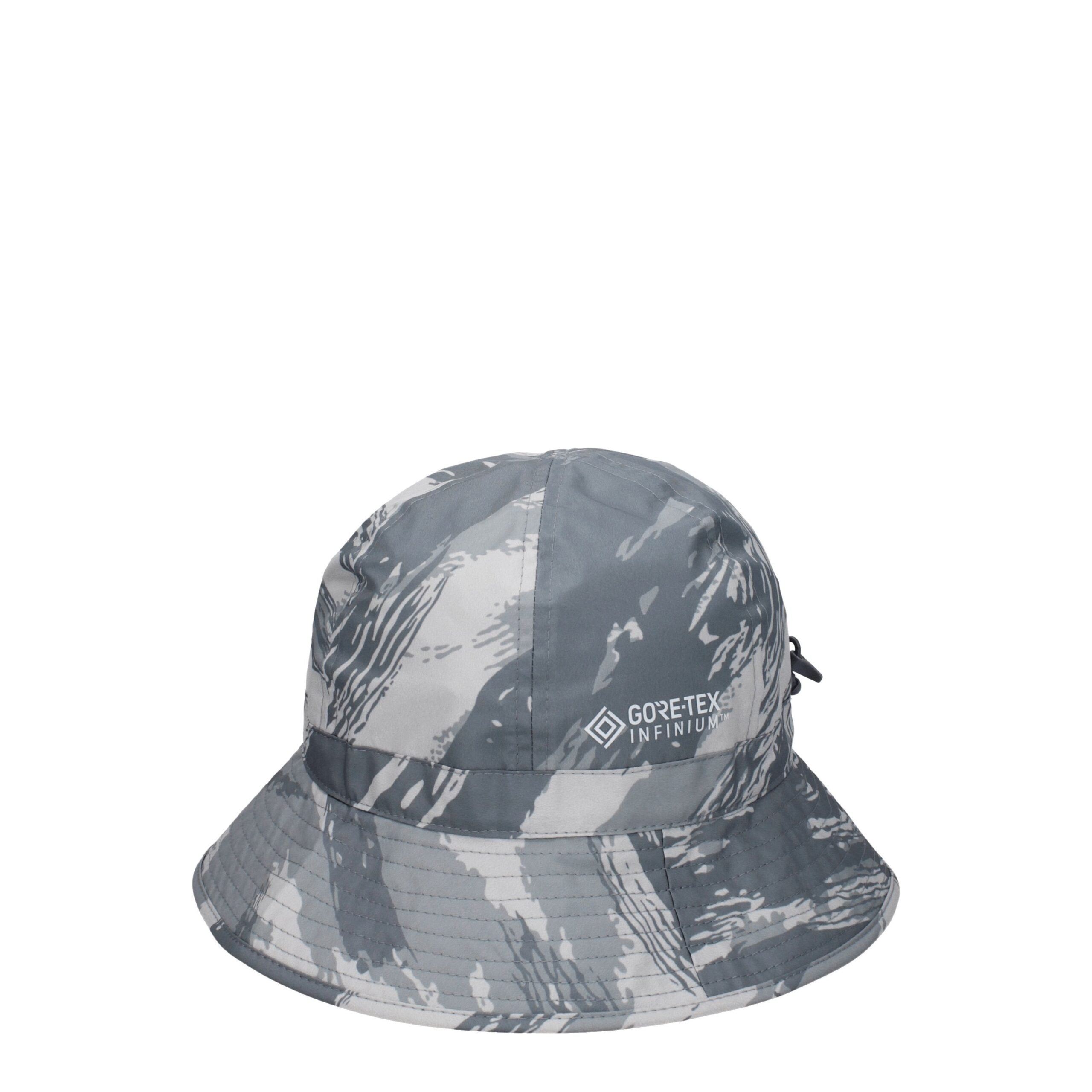 Moncler Gray Polyester Bucket Hats -   -  Moncler.